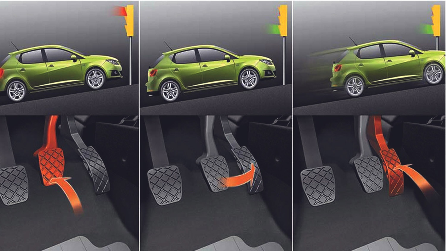 Как трогаться в горку