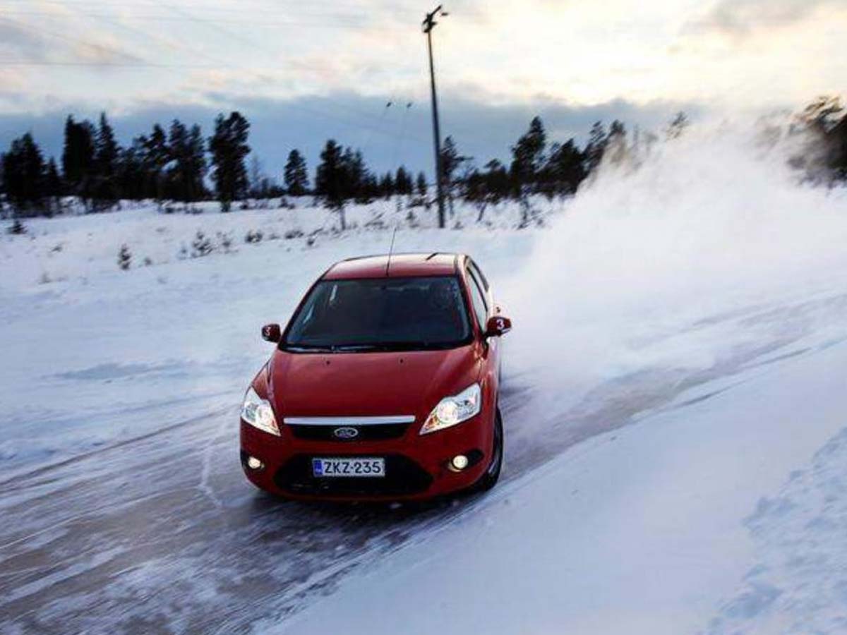 Езда на автомате зимой